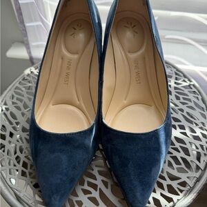 Nine West Navy Blue Heels